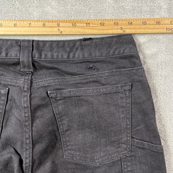 Dovetail Workwear The Maven Slim Jeans Womens 10 Charcoal Gray Double Knee Work - Picture 4 of 11